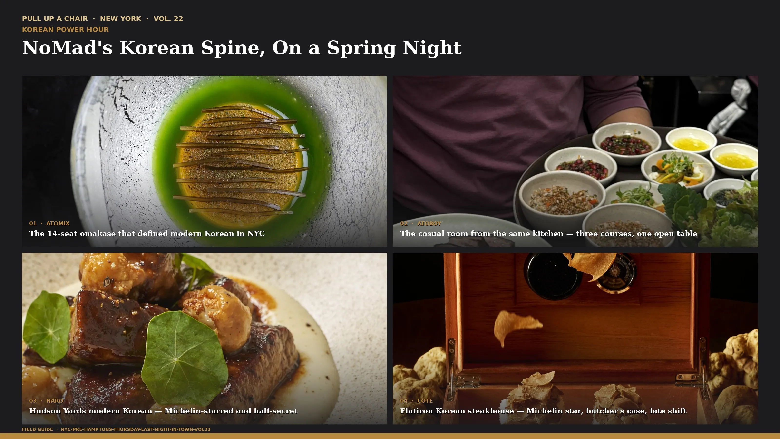 Korean Fine Dining NYC: NoMad's 5-Restaurant Spine